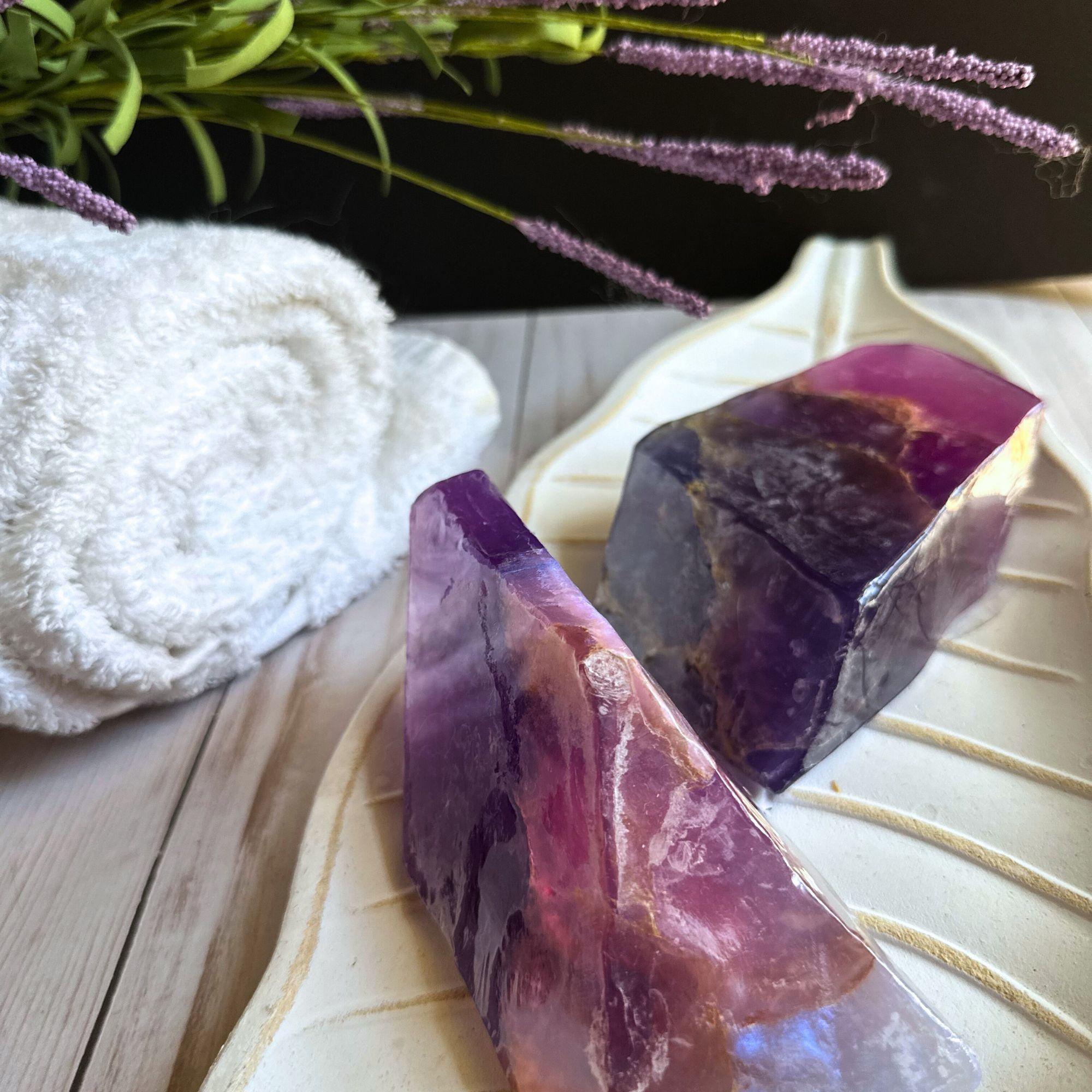 amethyst body bar gift set